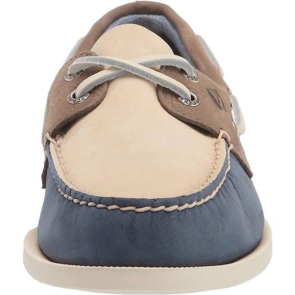 Sperry Men's Authentic Original Plushwave Boat Shoe, Navy Multi, 6 - Picture 6 of 8